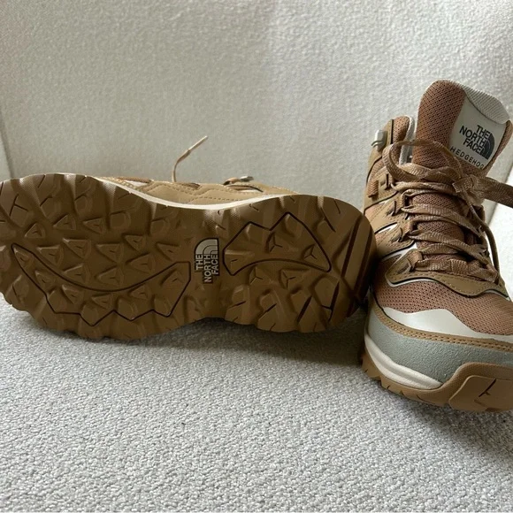 The North Face Tan and Gray Athletic Shoes / hiking shoes - Picture 3 of 4